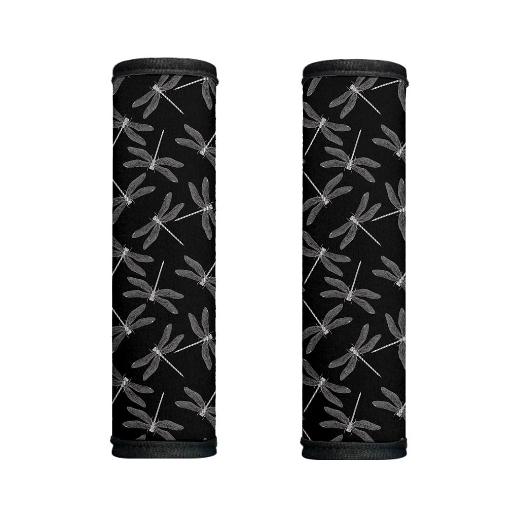 Silver Dragonfly Pattern Print Handle Covers