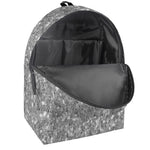 Silver Glitter Artwork Print (NOT Real Glitter) Backpack