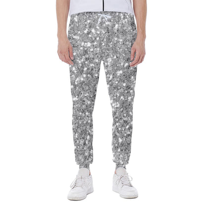 Silver Glitter Artwork Print (NOT Real Glitter) Scuba Joggers
