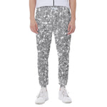 Silver Glitter Artwork Print (NOT Real Glitter) Scuba Joggers