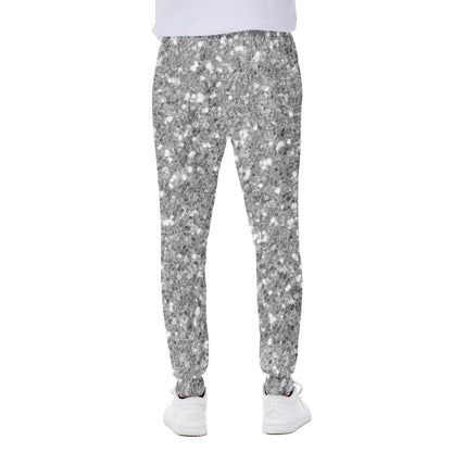 Silver Glitter Artwork Print (NOT Real Glitter) Scuba Joggers