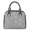 Silver Glitter Artwork Print (NOT Real Glitter) Shoulder Handbag