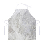 Silver Grey Marble Print Adjustable Apron