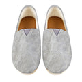 Silver Grey Marble Print Casual Shoes