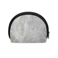 Silver Grey Marble Print Coin Purse