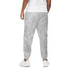 Silver Grey Marble Print Cotton Pants