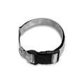 Silver Grey Marble Print Dog Collar