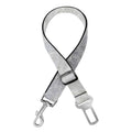 Silver Grey Marble Print Dog Seat Belt