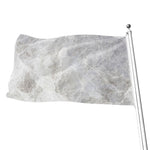 Silver Grey Marble Print Flag