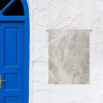 Silver Grey Marble Print Garden Flag