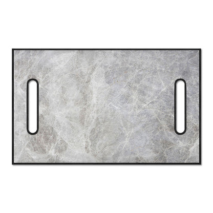 Silver Grey Marble Print Golf Cart Seat Cover