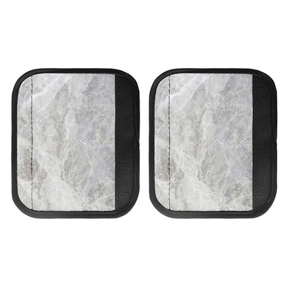 Silver Grey Marble Print Handle Covers