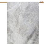 Silver Grey Marble Print House Flag
