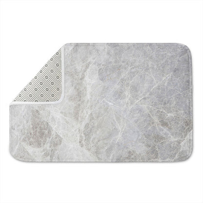 Silver Grey Marble Print Indoor Door Mat