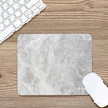 Silver Grey Marble Print Mouse Pad