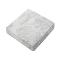 Silver Grey Marble Print Outdoor Seat Cushion Cover