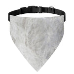 Silver Grey Marble Print Over The Collar Dog Bandana