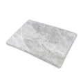 Silver Grey Marble Print Pet Cooling Mat Cover