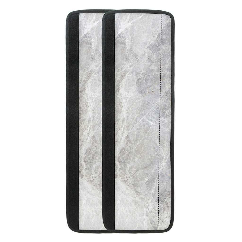 Silver Grey Marble Print Refrigerator Handle Covers