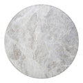 Silver Grey Marble Print Round Blanket