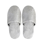 Silver Grey Marble Print Slippers