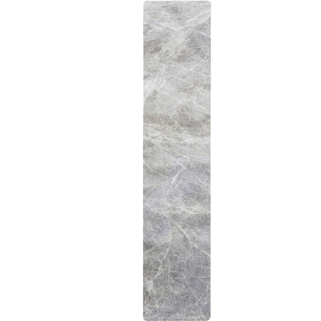 Silver Grey Marble Print Table Runner