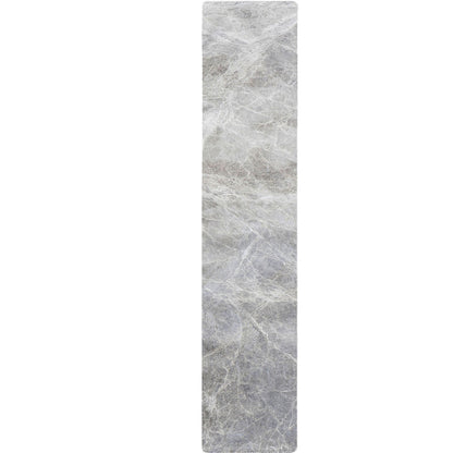 Silver Grey Marble Print Table Runner