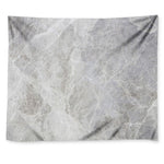 Silver Grey Marble Print Tapestry