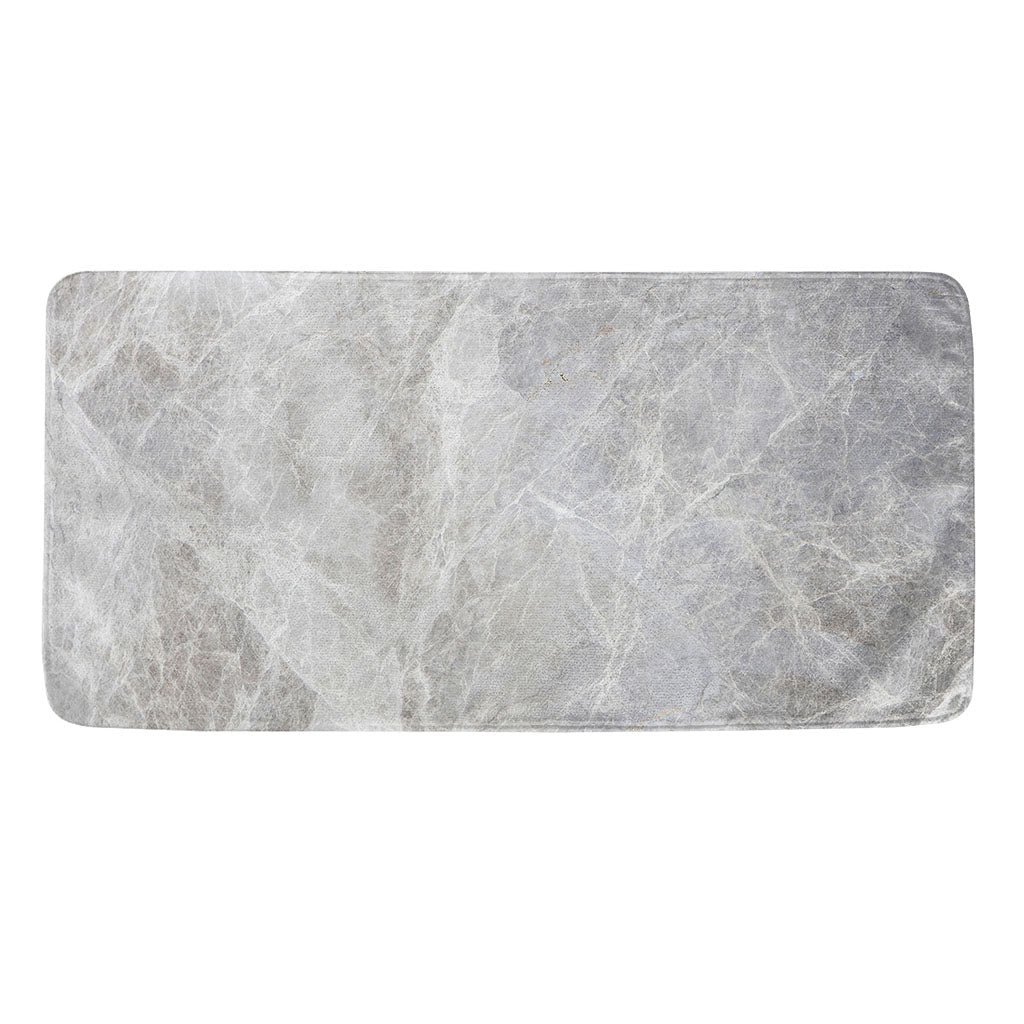 Silver Grey Marble Print Towel