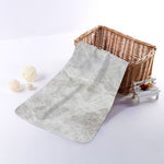 Silver Grey Marble Print Towel
