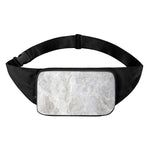 Silver Grey Marble Print Waist Bag