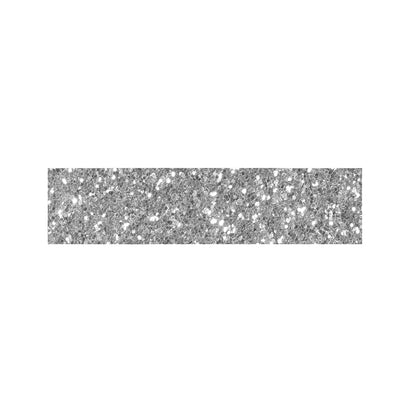 Silver (NOT Real) Glitter Print Bed Runner