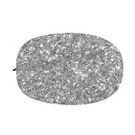 Silver (NOT Real) Glitter Print Car Side Mirror Covers