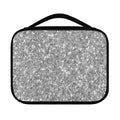 Silver (NOT Real) Glitter Print Classic Bible Case