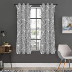 Silver (NOT Real) Glitter Print Curtain