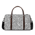 Silver (NOT Real) Glitter Print Duffel Bag