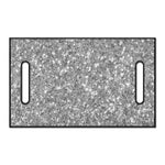 Silver (NOT Real) Glitter Print Golf Cart Seat Cover