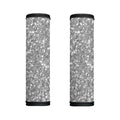 Silver (NOT Real) Glitter Print Handle Covers