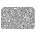 Silver (NOT Real) Glitter Print Indoor Door Mat
