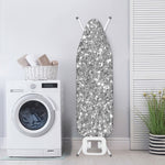 Silver (NOT Real) Glitter Print Ironing Board Cover