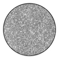 Silver (NOT Real) Glitter Print Round Floor Mat