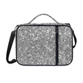 Silver (NOT Real) Glitter Print Shoulder Strap Bible Bag