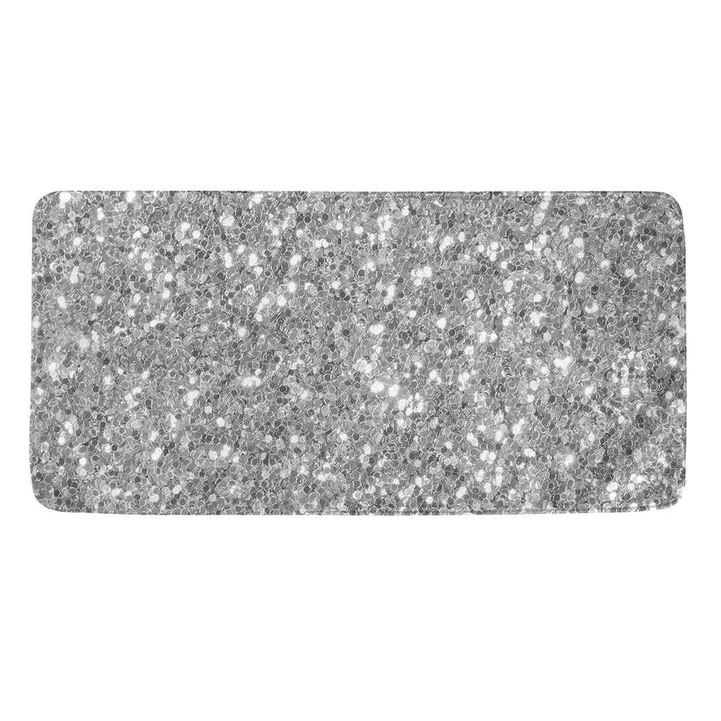 Silver (NOT Real) Glitter Print Towel