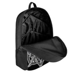 Silver Samurai Mask Print 17 Inch Backpack