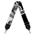 Silver Samurai Mask Print Bag Strap