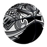 Silver Samurai Mask Print Basketball