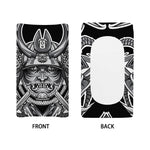 Silver Samurai Mask Print Changing Pad Cover