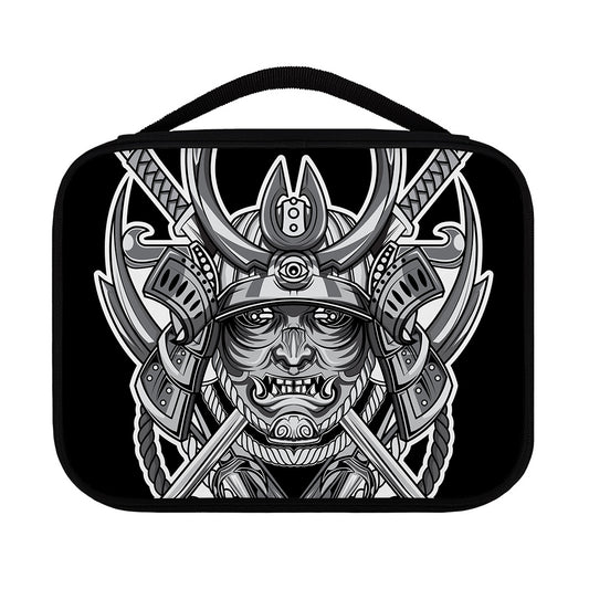 Silver Samurai Mask Print Classic Bible Case