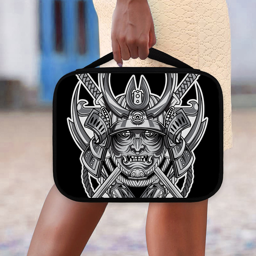 Silver Samurai Mask Print Classic Bible Case