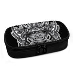 Silver Samurai Mask Print Insulin Cooler Travel Case